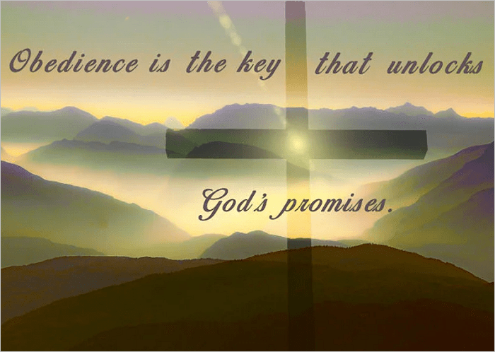 The Power In&nbsp;Obedience