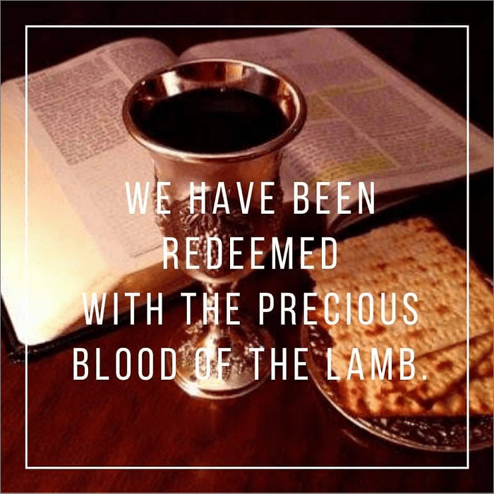 Without His Blood There Is No Atonement For Sins