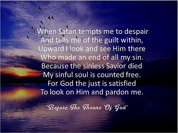 God Looks On Him And Pardons&nbsp;Me