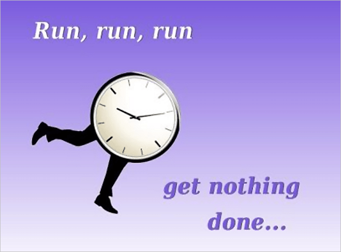 Run, Run, Run, But Getting&nbsp;Nowhere