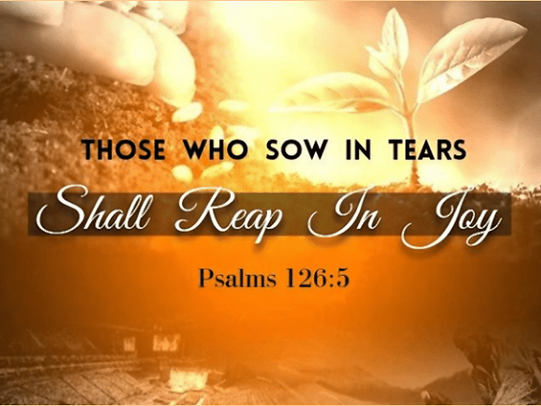 Those Who Sow In Tears Will Reap In&nbsp;Joy