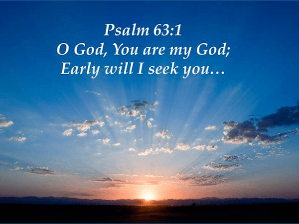 Shall We Seek God&nbsp;Last?