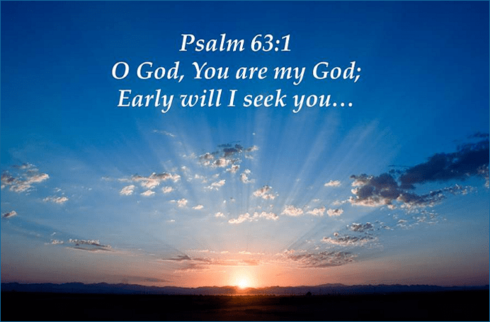 Shall We Seek God&nbsp;Last?