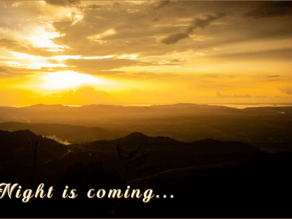Night Is Approaching When No One Can&nbsp;Work